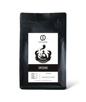 Inferno - autorska mieszanka kawy Arabica 40%, Robusta 60%