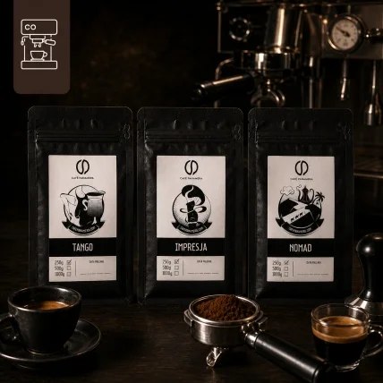 Zestaw kaw pod espresso i lungo